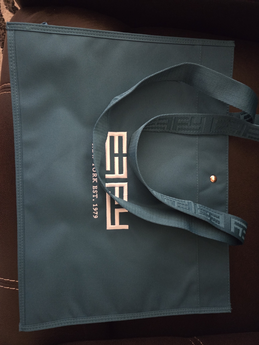 🍍Effy Teal Logo Tote